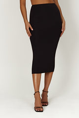 Charley Midi Skirt - Black