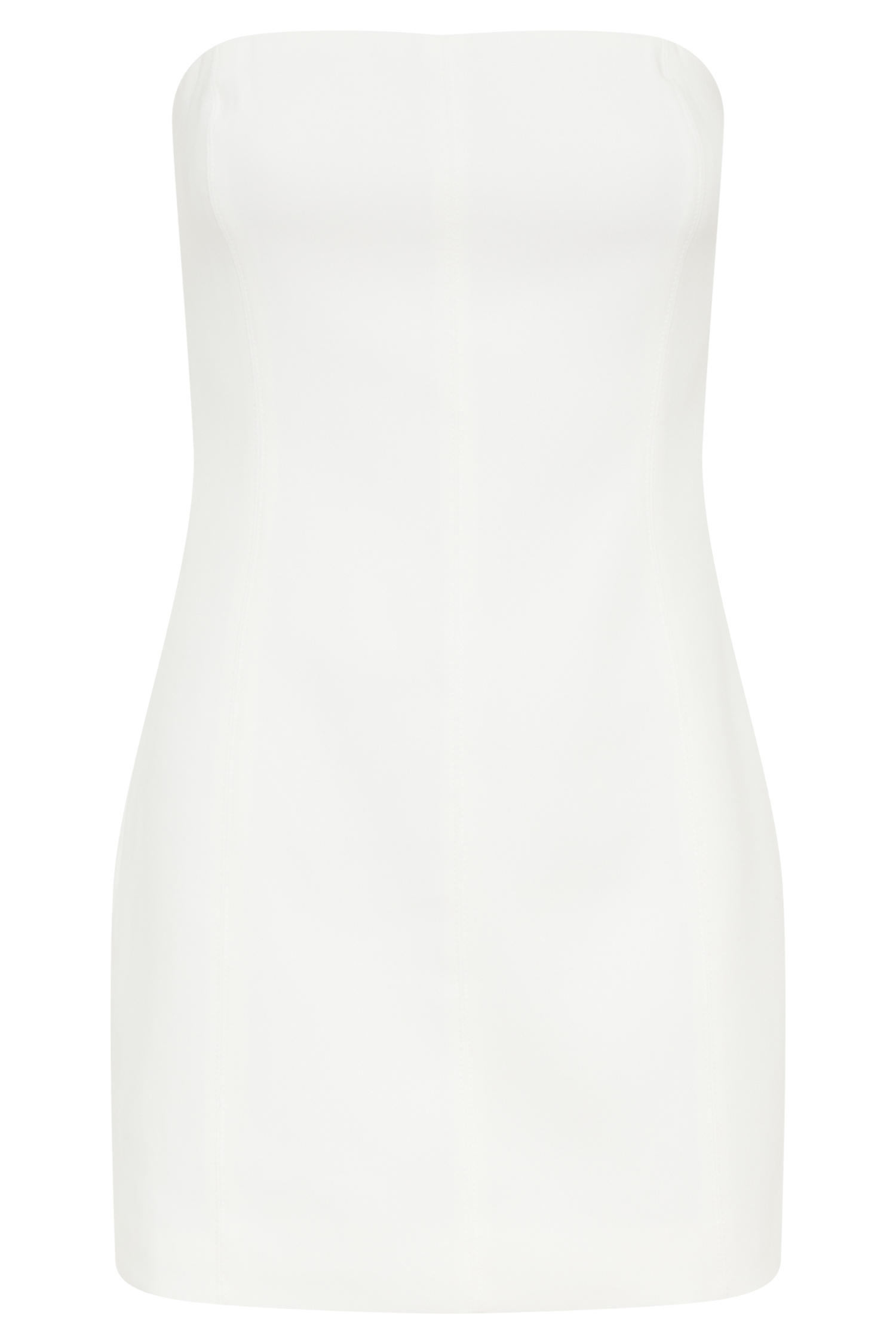 Maci Crepe Mini Dress - White