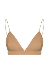 Cynthia Triangle Bralette - Camel