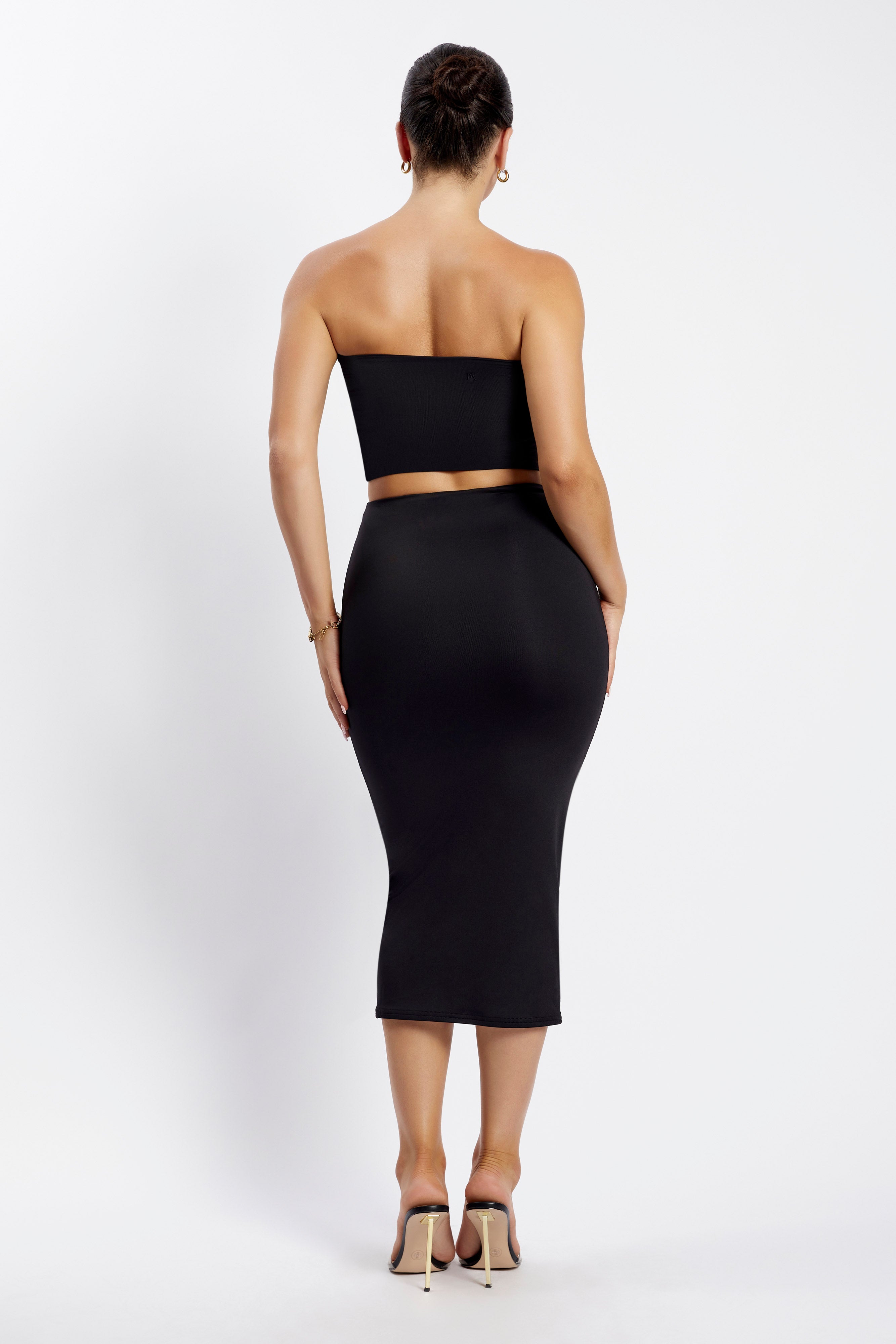 Charley Midi Skirt - Black